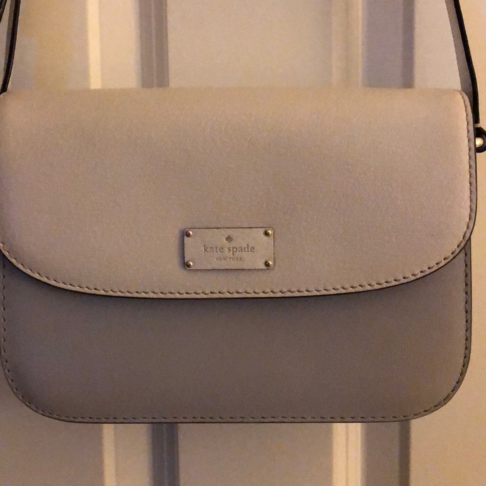 Kate Spade-White and Grey crossbody